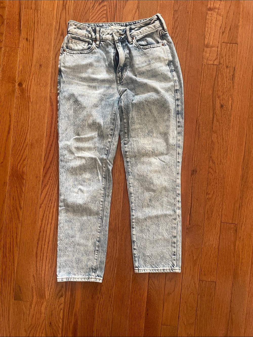PacSun Women's Light Blue Slim Straight Jeans